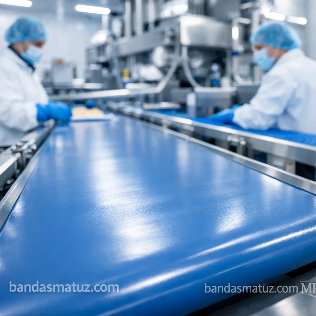 Bandas transportadoras para alimentos