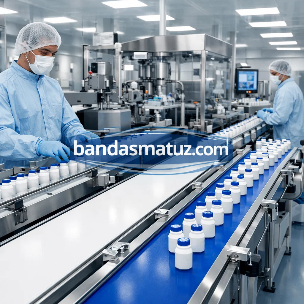Bandas transportadoras para industria farmacéutica